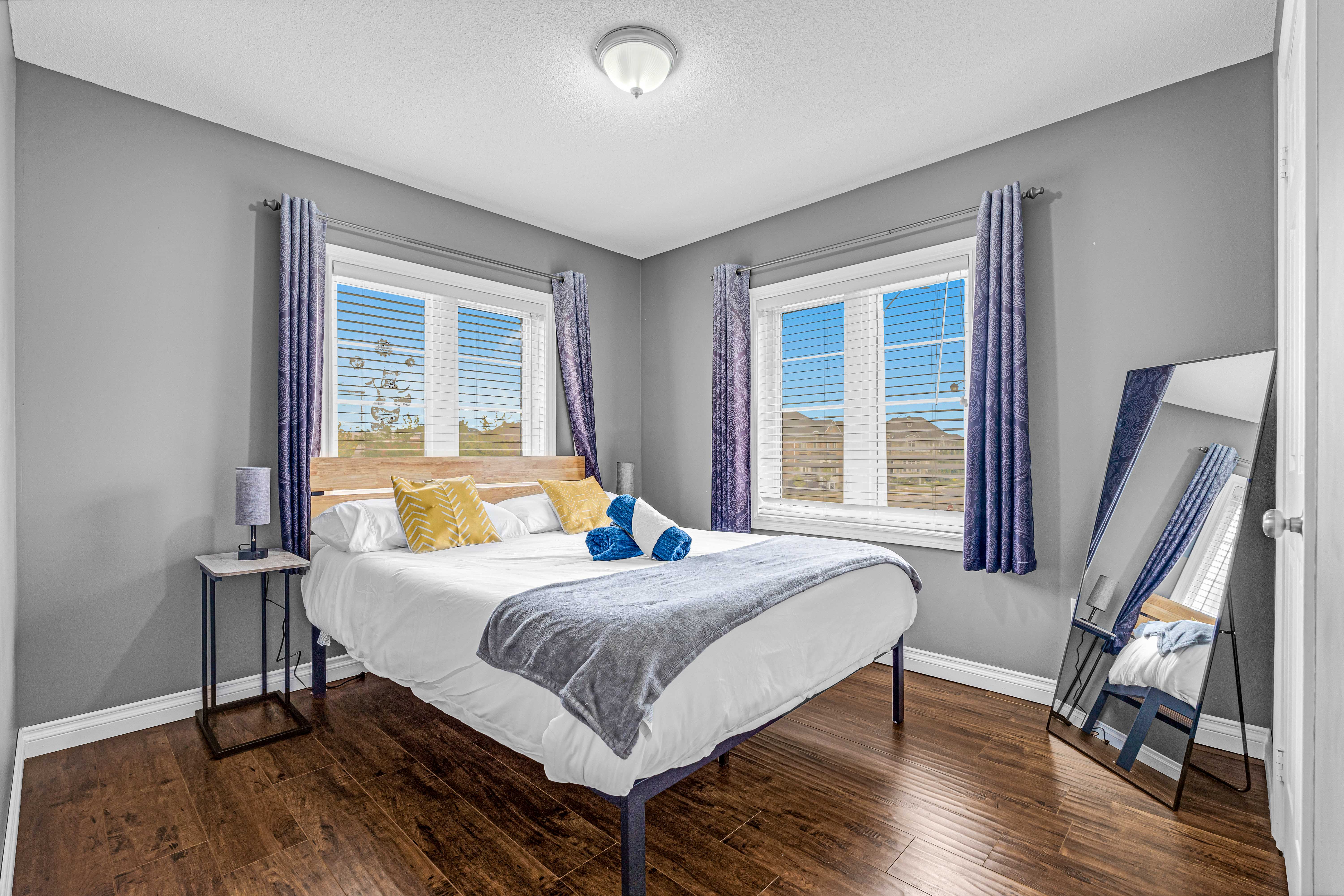 Bedroom with natural light